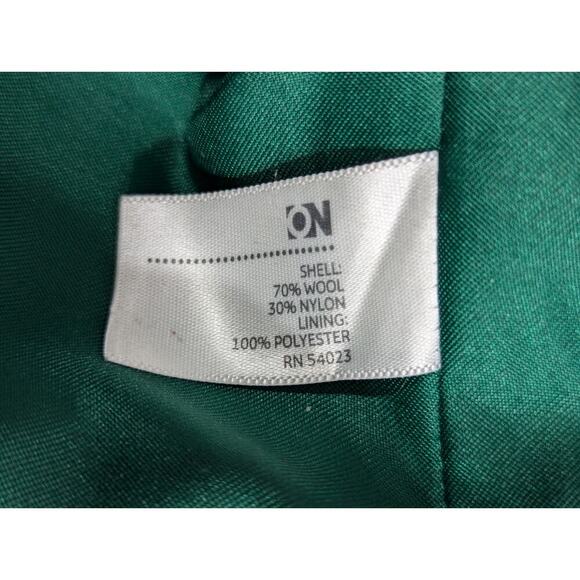 OLD NAVY! LUXE BLACK FINE WOOL BLEND BABYDOLL STYLE PEACOAT, COAT, JACKET! SZ S - Picture 9 of 11